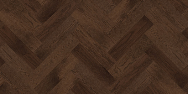 CHENE ROUGE HERRINGBONE ENG ½X5 MEDIUM BROWN MAT-BROSSE